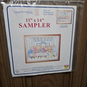 Jack Dempsey Needle Art Item 181 Pattern #49 Last Supper 11” x 14” Sampler NEW